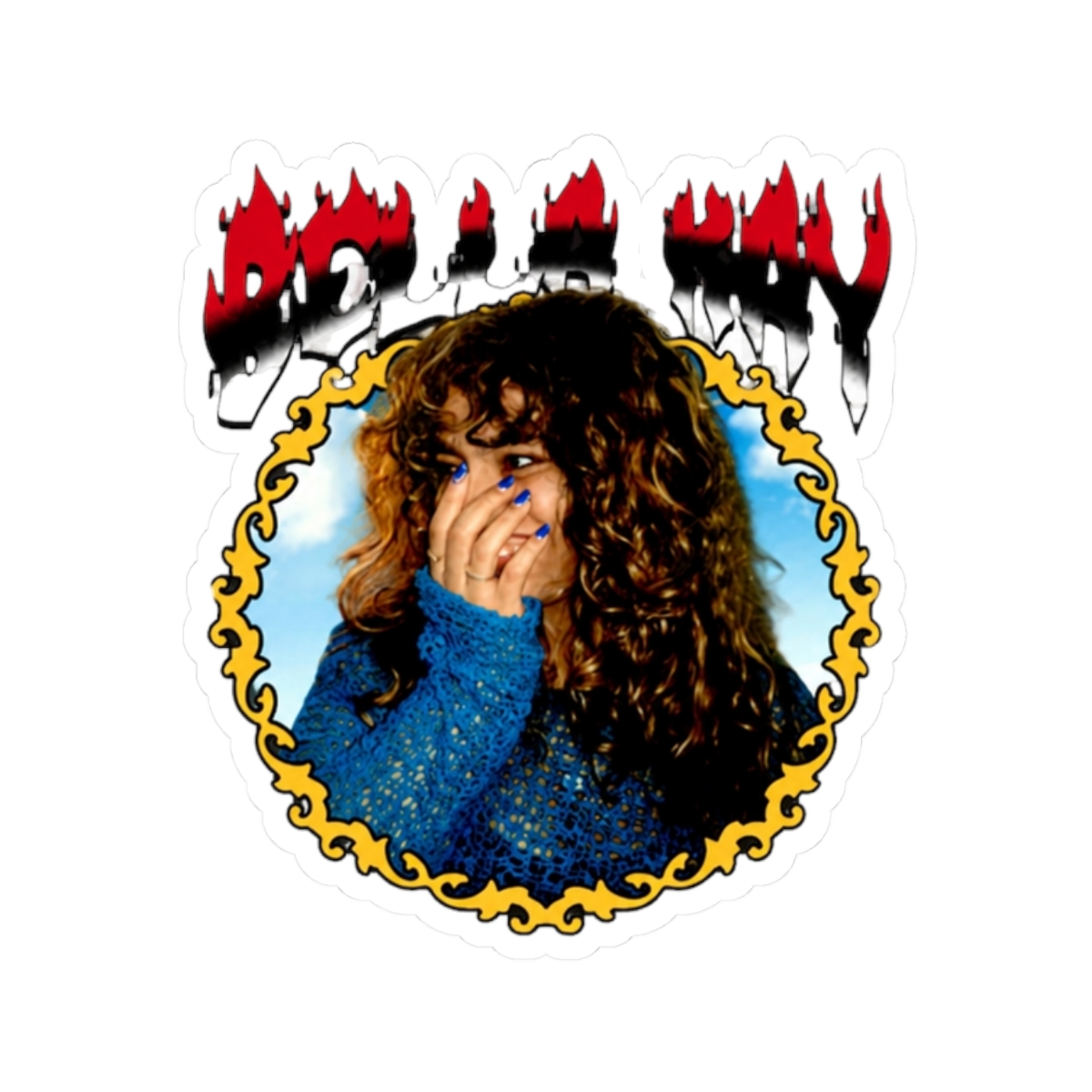 Vintage Framed - Bella Kay Sticker - alternate angle 3, merchandise